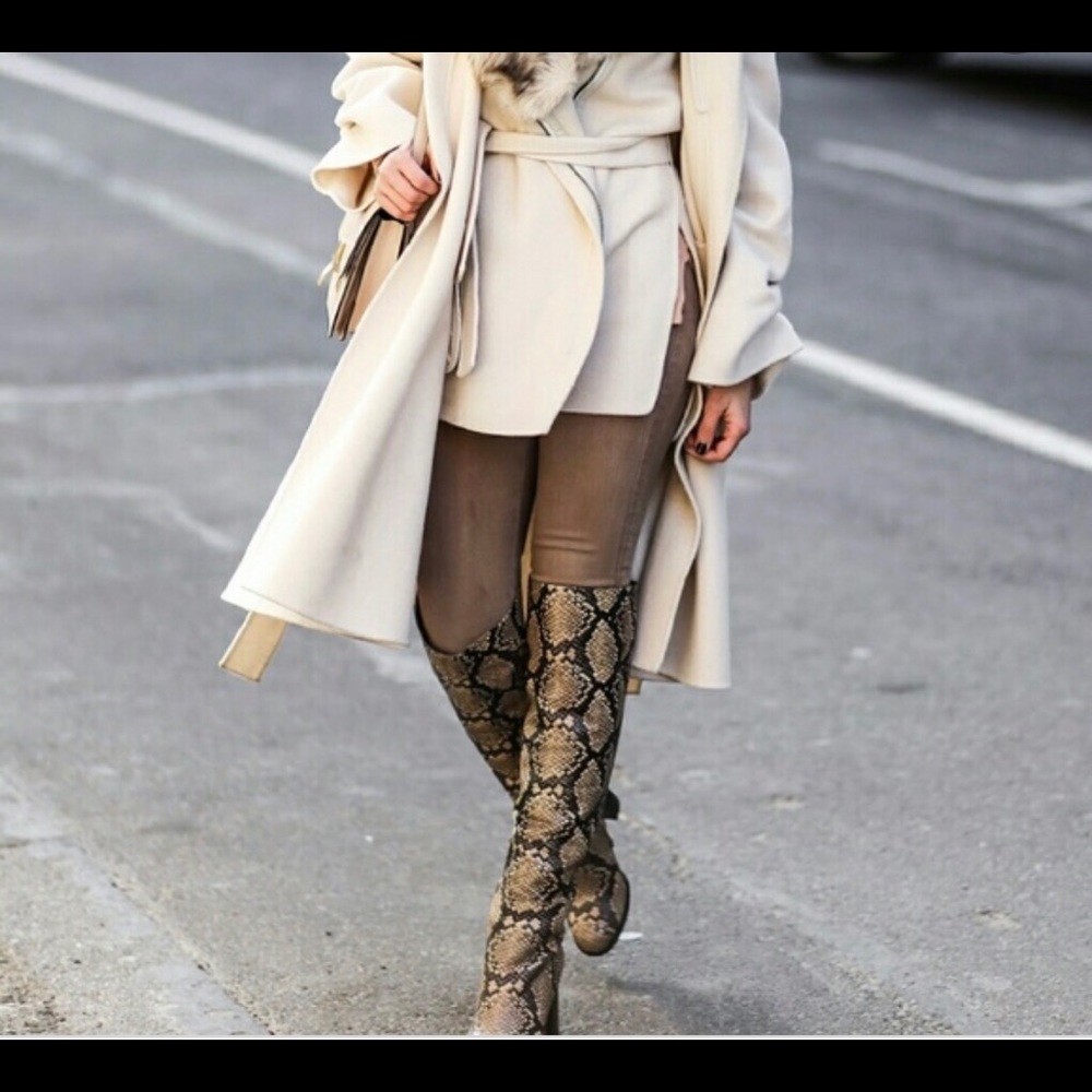Sam Edelman Snake Boots *Genuine Leather*